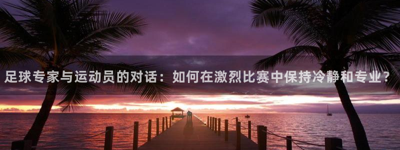  足球专家与运动员的对话：如何在激烈比赛中保持冷静和专业？