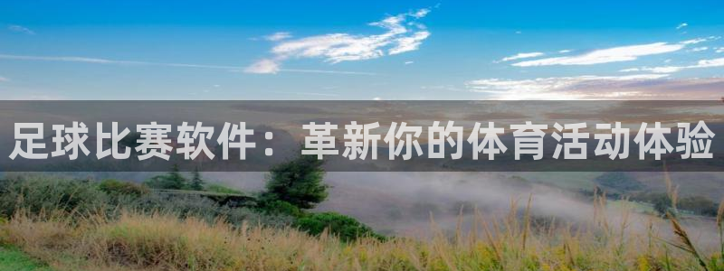 足球比赛软件：革新你的体育活动体验